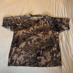 Camouflage Short Sleeve Shirt men's SITKA layering Tee